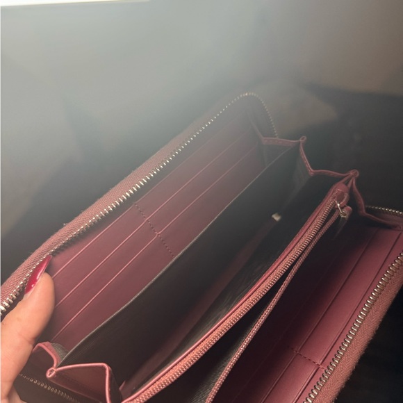Gucci Pink and Brown Wallet with Floral Design - Picture 6 of 7